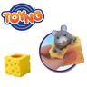 Kit 3 Squishys Queijo Ratinho Fidget Toy Anti Stress Brinquedo De Apertar Infantil - 4