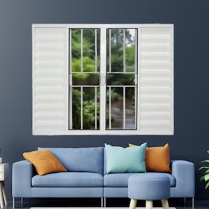 Janela Veneziana de Alumínio 6 Folhas 120 X 150cm Linha Modular com Grade
