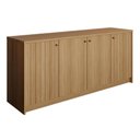 Ver imagem 1 de Buffet de Sala Jantar Lia 4 Portas Preto/Nature - Cimol