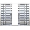 Ver imagem 2 de Janela Veneziana de Alumínio 6 Folhas 100 x 150cm Linha Modular Brilhante Esquadrias Bergamo
