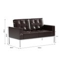 Ver imagem 4 de Sofá para Escritório e Recepção 3 Lugares Corino Isis