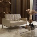 Ver imagem 2 de Sofá para Escritório e Recepção 3 Lugares Corino Isis