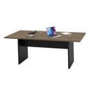 Ver imagem 3 de Mesa de Reunião para Escritório 2mx1m Tampo 30mm Netmobil - Nogal