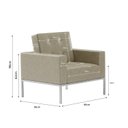 Ver imagem 4 de Poltrona para Escritório e Recepção Corino Isis