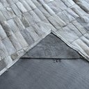 Ver imagem 3 de Tapete de couro branco 2,00x3,00 sem borda peça 3x9cm