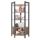 Ver imagem 4 de Estante para Livros Multiuso de Canto Haia com 5 Prateleiras Yescasa