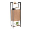 Ver imagem 5 de Estante para Livros 2 Portas Centro 185cmx65cm Haia Yescasa