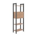 Ver imagem 2 de Estante para Livros 2 Gavetas Em Cima 1,85x0,65m Haia Yescasa 