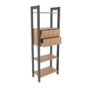 Ver imagem 4 de Estante para Livros 2 Gavetas Em Cima 1,85x0,65m Haia Yescasa 