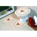 Ver imagem 1 de Jogo de Banheiro em Crochê Rojo Arte & Tear