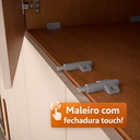 Ver imagem 5 de Closet 240cm Portas Modular sem Maleiro Luna