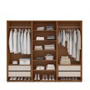 Ver imagem 2 de Closet 240cm Portas Modular sem Maleiro Luna