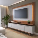 Ver imagem 2 de Rack para Tv até 75 Polegadas 3 Portas Flynt St Off White e Canella 220cm