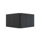 Ver imagem 1 de Cabeceira Cama de Casal Queen 1.60 Lisa - Gt Magazine:preto