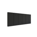 Ver imagem 2 de Cabeceira Cama de Casal Queen 1.60 Lisa - Gt Magazine:preto