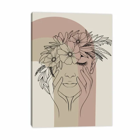 Quadro Decorativo Face Art Tela no Chassi 120x80cm