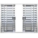 Ver imagem 2 de Janela Veneziana de Alumínio 6 Folhas 120 X 150cm Linha Modular
