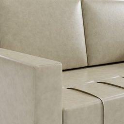 Sofá para Escritório e Recepção 3 Lugares Corino Atena - 6