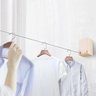 Varal de Roupa Retratil Extensivo Automatico Parede Muro Lençol Camisa Short Roupa Apartamento Casa  - 6