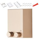 Ver imagem 7 de Varal de Roupa Retratil Extensivo Automatico Parede Muro Lençol Camisa Short Roupa Apartamento Casa 