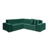 Sofá de Canto Dubai 2,37x2,37m-verde - 3