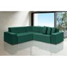 Sofá de Canto Dubai 2,37x2,37m-verde - 5
