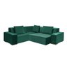 Sofá de Canto Dubai 2,37x2,37m-verde - 2