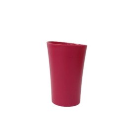 Kit 06 Copos Plastico Duro Resistente Bebidas 400Ml Vermelho - 3