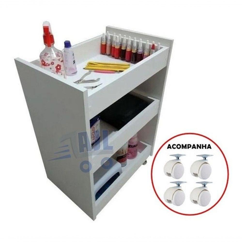 Kit Expositor Auxiliar De Esmalte com Expositor Organizador - 3