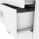Ver imagem 3 de Guarda Roupa Solteiro 04 Portas 03 Gavetas Caju Henn Branco
