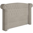 Ver imagem 2 de Cabeceira Cama Box Casal 160cm Sofia Bouclê Creme