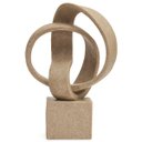 Ver imagem 2 de Escultura Asbtrata Bege em Polirresina - Mart