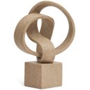 Ver imagem 1 de Escultura Asbtrata Bege em Polirresina - Mart