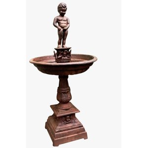 CHAFARIZ Manneken MOLEQUE JARDIM DECORAÇÃO VERÃO Pronto Artes DECORAÇÃO DE JARDIM