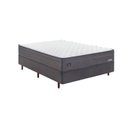 Ver imagem 2 de Cama Box Casal Molas 138x188cm Multispiral Otawa Mannes Cinza