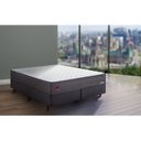 Ver imagem 1 de Cama Box Casal Molas 138x188cm Multispiral Otawa Mannes Cinza