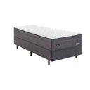 Ver imagem 1 de Cama Box Solteiro Molas 88x188cm Multispiral Otawa Mannes Cinza
