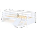 Ver imagem 5 de Cama Solteiro Infantil Dreams e Mini Escada/escorregador Branco Megamobilia