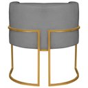 Ver mais imagens de Poltrona Decorativa Base de Ferro Suede Munique