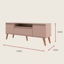 Ver imagem 3 de Rack para Tv 150cm Retro Mdf  Dallas  On Móveis