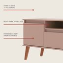Ver imagem 4 de Rack para Tv 150cm Retro Mdf  Dallas  On Móveis