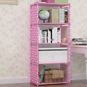 Ver imagem 3 de Estante Organizador Modular com 5 Prateleiras Perfeita para Livros Brinquedos Roupas e Objetos em