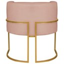 Ver mais imagens de Poltrona Decorativa Base de Ferro Suede Munique