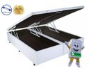 Ver imagem 1 de Cama Box Baú Bi-partida Casal Corino Branco 138x188x41