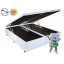 Ver imagem 1 de Cama Box Baú Bi-partida Casal Corino Branco 138x188x41