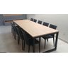 Mesa de Jantar Estilo Industrial 270x90 C/ 10 Cadeiras Ibiza I Tramada Fratini - 3
