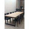 Mesa de Jantar Estilo Industrial 270x90 C/ 10 Cadeiras Ibiza I Tramada Fratini - 4