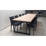 Mesa de Jantar Estilo Industrial 270x90 C/ 10 Cadeiras Ibiza I Tramada Fratini - 1