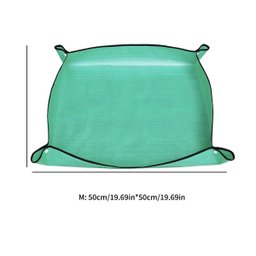 Tapete Esteira de Jardinagem para Transplante de Plantas Impermeável e Dobrável 50x50cm - 3