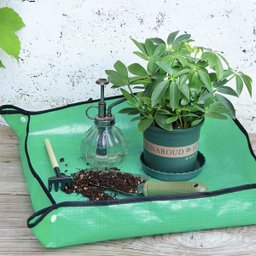Tapete Esteira de Jardinagem para Transplante de Plantas Impermeável e Dobrável 50x50cm - 2